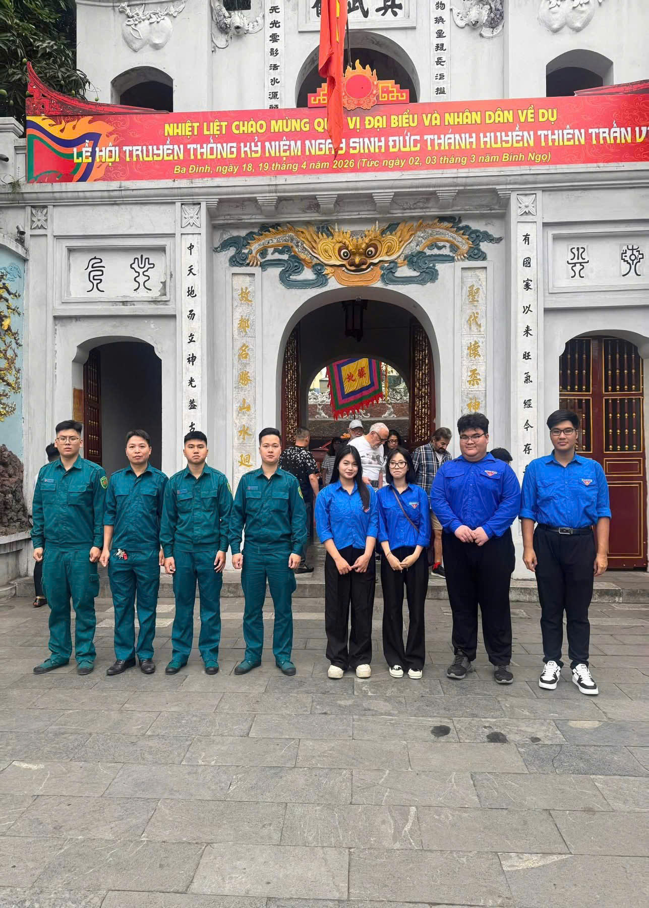  🛵💐 THANH NIÊN BA ĐÌNH THAM GIA HỖ TRỢ LỄ HỘI TRUYỀN THỐNG KỶ NIỆM NGÀY SINH ĐỨC THÁNH HUYỀN THIÊN TRẤN VŨ NĂM 2026